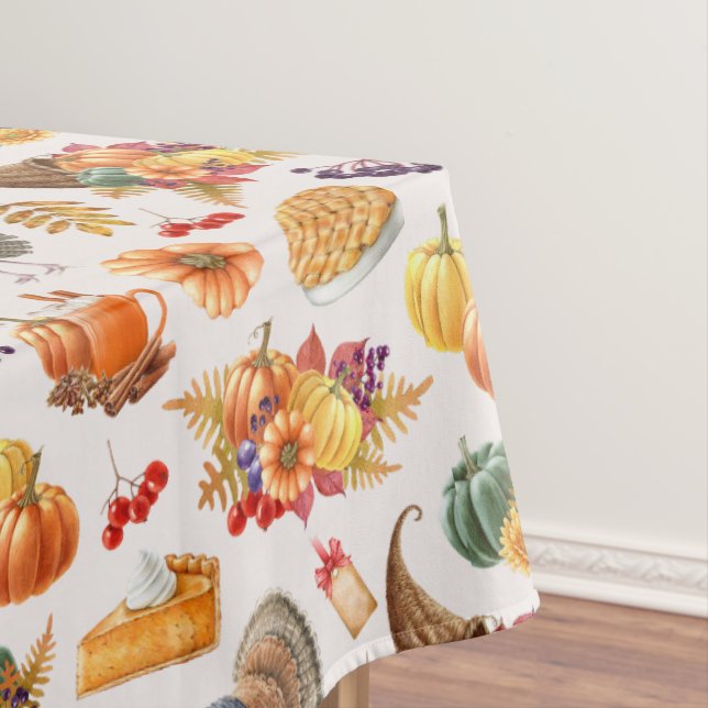 Traditional Thanksgiving Tablecloth (In Situ)