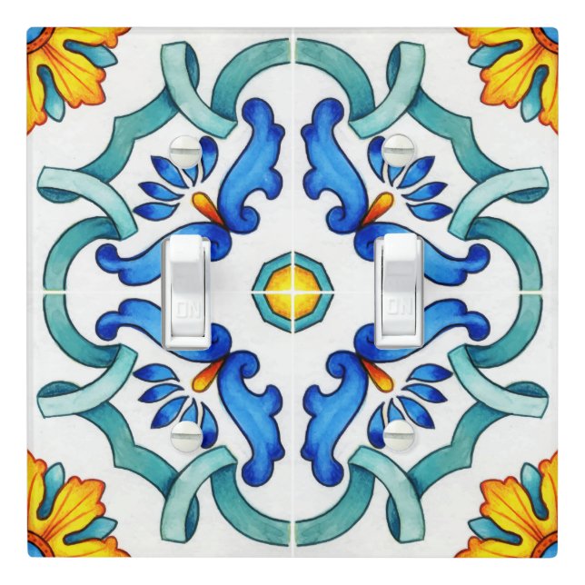 Traditional Tile Light Switch Cover (In Situ)