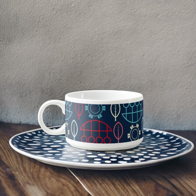 Traditional Tribal Pattern Art Bowl (Chili Bowl)