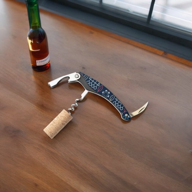 Traditional Tribal Pattern Art Waiter's Corkscrew (corkscrew opener)