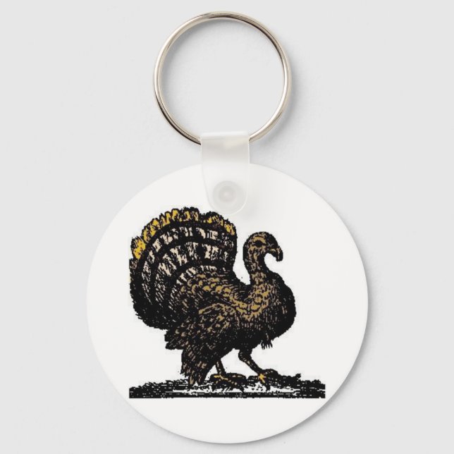 Traditional Turkey Keychain (Front)