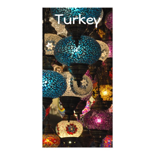 Traditional Turkish lamps Card (Front)