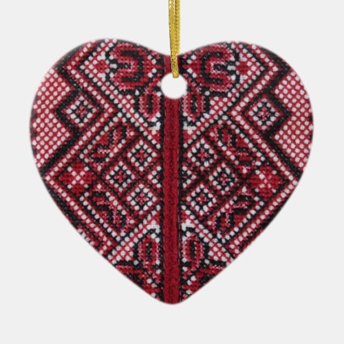 Traditional Ukrainian Design Ceramic Ornament