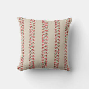 Traditional Ukrainian Embroidery Throw Pillow