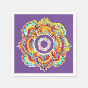 Traditional ukrainian folk decor pocket napkins