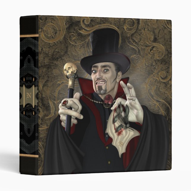 Traditional Vampire 1" Binder (Front/Spine)
