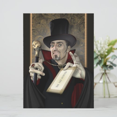 Traditional Vampire XXL Party Invitations