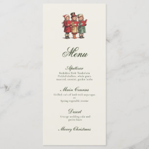 Traditional Vintage Christmas Menu
