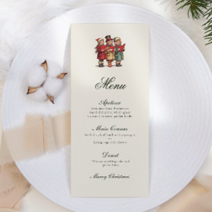 Traditional Vintage Christmas Menu