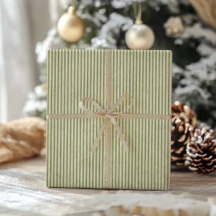 Traditional Vintage Green Christmas Wrapping Paper