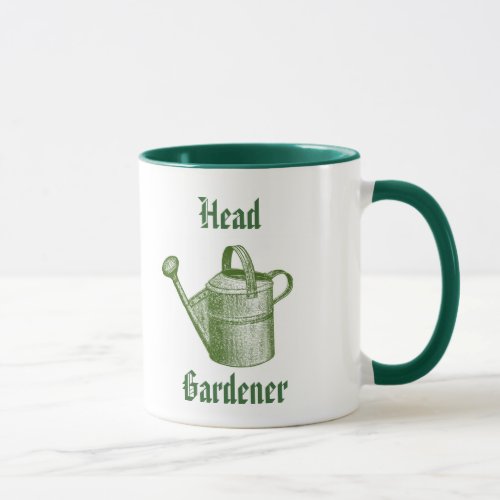 Traditional vintage style gardening mug