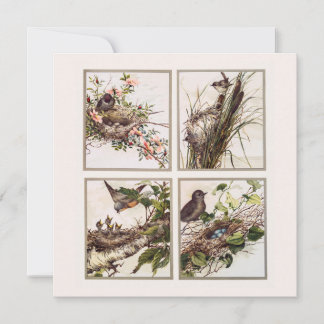 Traditional Vintage Victorian Christmas Card