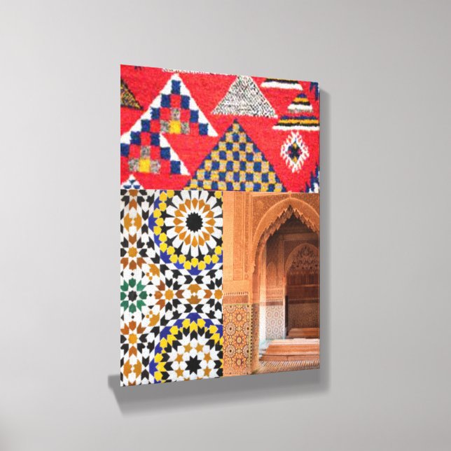 Traditional Wall Tapestries Canvas Photo Tile (Angled)