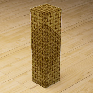 TRADITIONAL WEAVING DESIGN WINE BOX