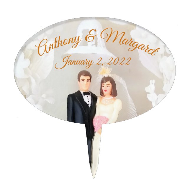 Traditional Wedding Topper (Front)