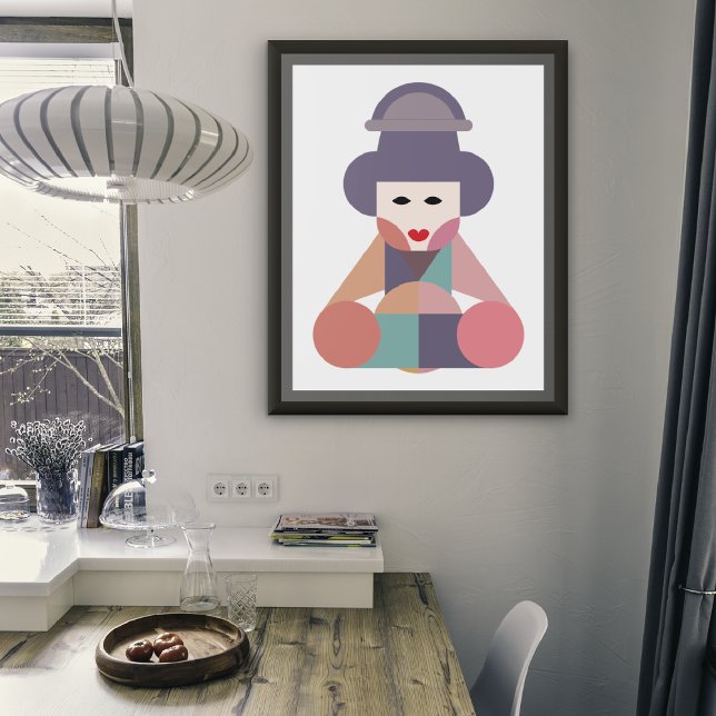 Traditional Women Art Canvas Print (Creator Uploaded)