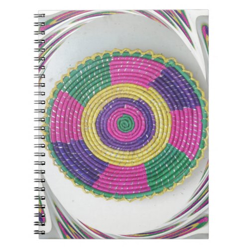 Traditional Woven Plate whirl Notebook