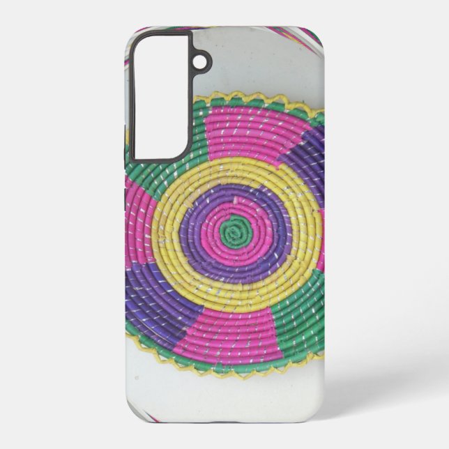 Traditional Woven Plate whirl Samsung Galaxy Case (Back)