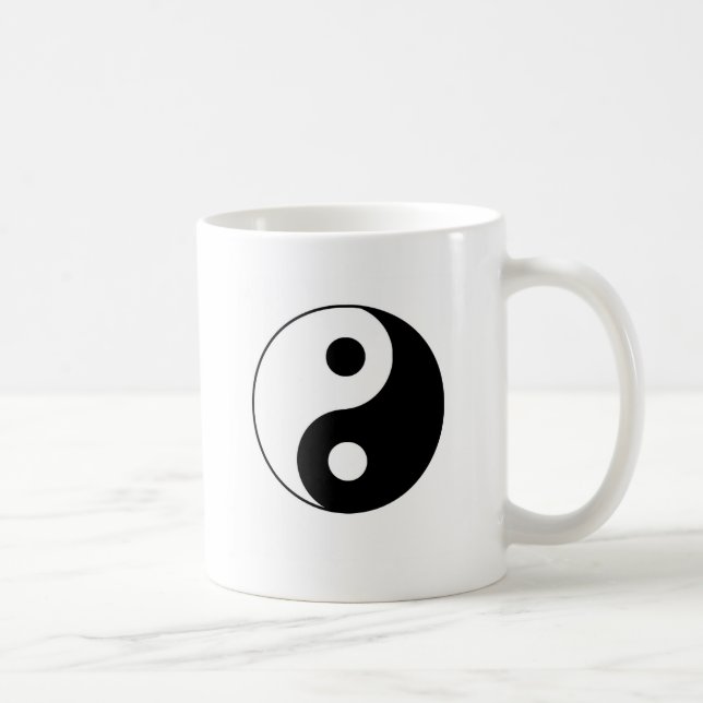 Traditional Yin Yang Coffee Mug (Right)