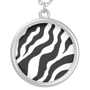 Traditional Zebra Print Necklace