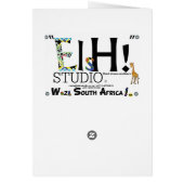 Traditional Zulu card (Back)