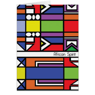 Traditional Zulu card