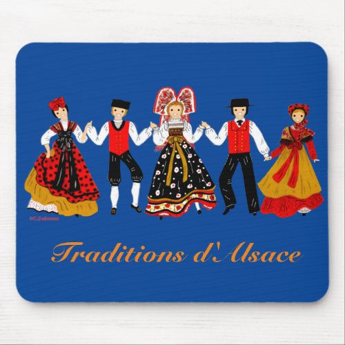 Traditions dAlsace France Mouse Pad