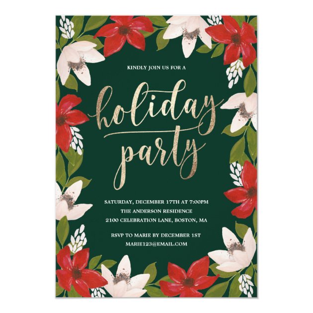 Traditions Holiday Party Invitation