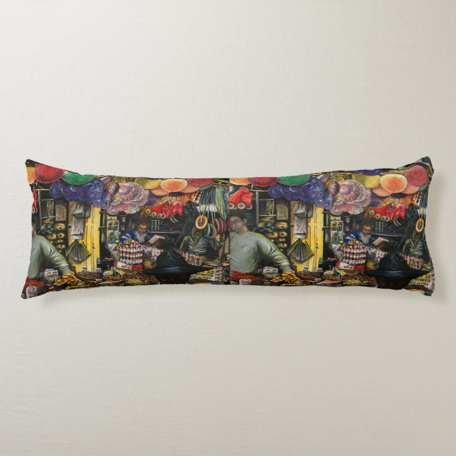 Traditions of Ancient Commerce, Jerusalem Body Pillow (Front)