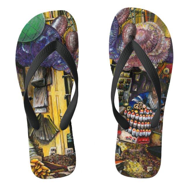 Traditions of Ancient Commerce, Jerusalem Flip Flops (Footbed)
