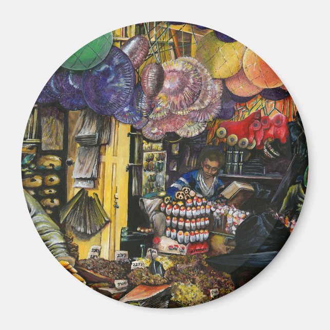 Traditions of Ancient Commerce, Jerusalem Magnet (Front)