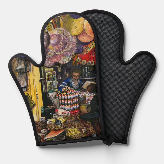 Traditions of Ancient Commerce, Jerusalem Oven Mitt (Front/Back)