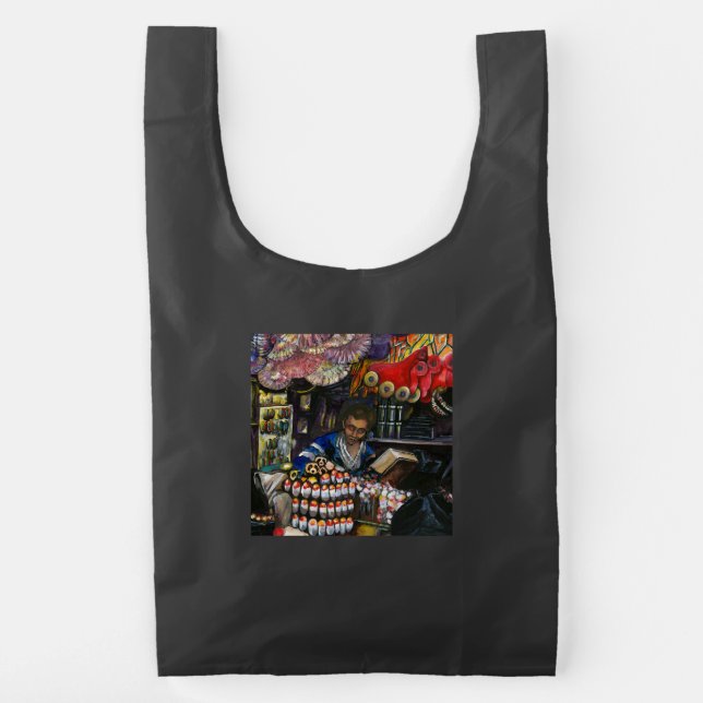 Traditions of Ancient Commerce, Jerusalem Reusable Bag (Back)