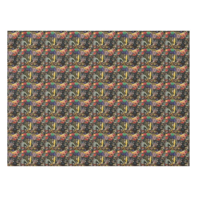 Traditions of Ancient Commerce, Jerusalem Tablecloth (Front (Horizontal))