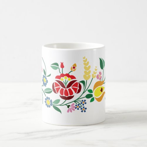 Traditonal Hungarian Embroidery design Coffee Mug