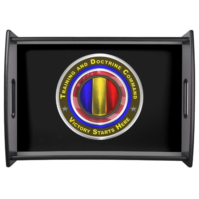 TRADOC Training and Doctrine Command Serving Tray (Front)