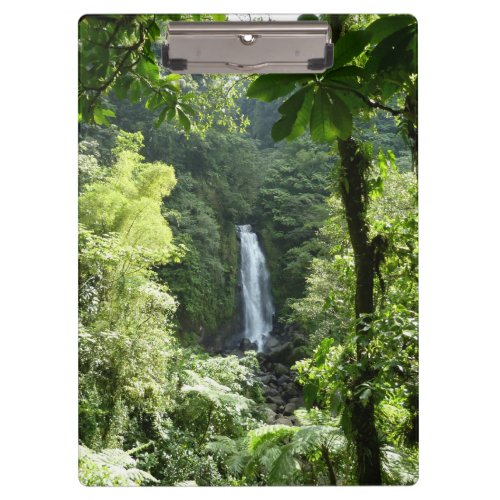 Trafalgar Falls Tropical Rainforest Photography Clipboard