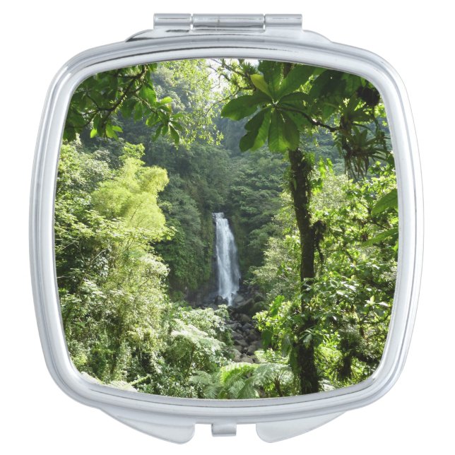 Trafalgar Falls Tropical Rainforest Photography Compact Mirror (Front)