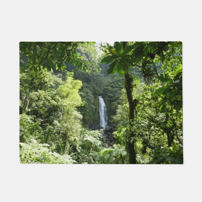 Trafalgar Falls Tropical Rainforest Photography Doormat (Front)