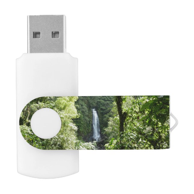 Trafalgar Falls Tropical Rainforest Photography Flash Drive (Opened)