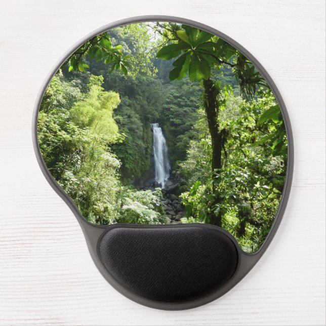 Trafalgar Falls Tropical Rainforest Photography Gel Mouse Pad (Front)