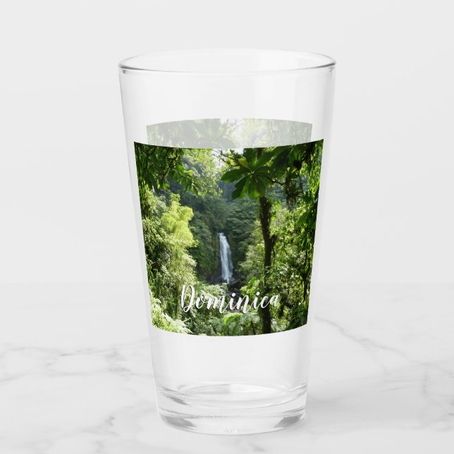 Trafalgar Falls Tropical Rainforest Photography Glass (Front)