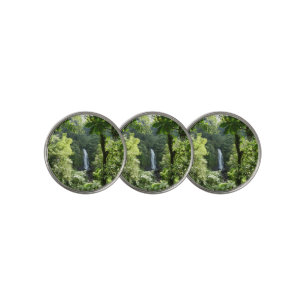 Trafalgar Falls Tropical Rainforest Photography Golf Ball Marker