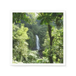 Trafalgar Falls Tropical Rainforest Photography Paper Napkins