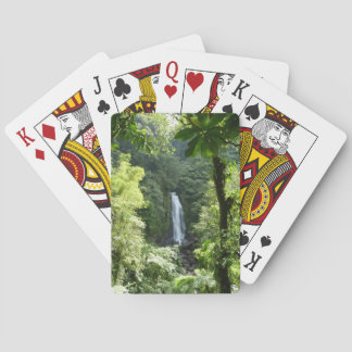 Trafalgar Falls Tropical Rainforest Photography Poker Cards