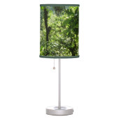 Trafalgar Falls Tropical Rainforest Photography Table Lamp (Right)
