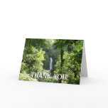 Trafalgar Falls Tropical Rainforest Photography Thank You Card