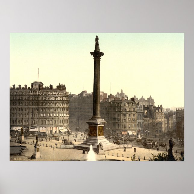 Trafalgar Square I, London, England Poster (Front)