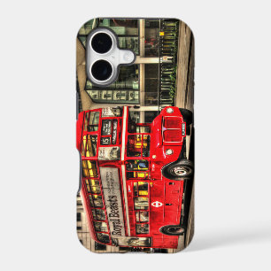 Trafalgar Square London Double Decker Bus iPhone 17 Case