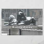 Trafalgar Square London - Snow (Front)